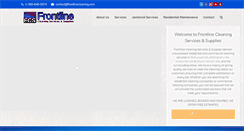 Desktop Screenshot of frontlinecleaning.com